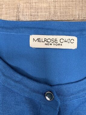 Melrose Chic Blue Women's Cardigan Sweater